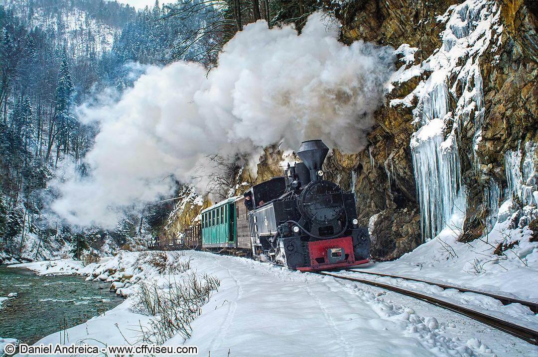Mocanita Steam Train